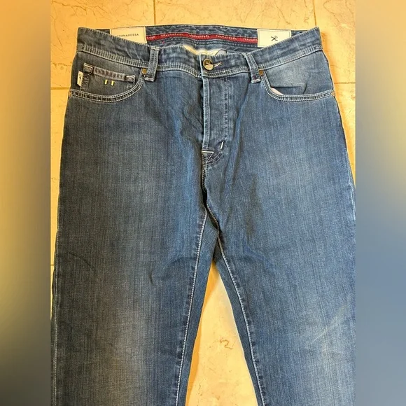 Tramarossa Leonardo Slim Fit Soft Touch 5-pocket Jeans, Men's Sz 36 - Picture 4 of 16